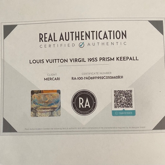 💎LV Virgil Abloh Keepall 50 Prism on ⭐️Sale, then will return to $25k - Picture 4 of 16